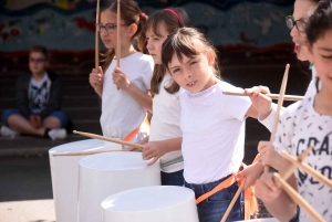 Monistrol-sur-Loire : des concerts de percussions dans les cours des écoles primaires