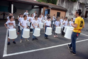 Monistrol-sur-Loire : des concerts de percussions dans les cours des écoles primaires