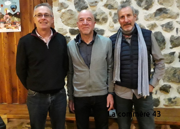 Gérard Cros, André Clastre et Jean-François Astier||||||
