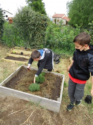 Les Villettes : le projet jardin se poursuit à l&#039;école de Trevas