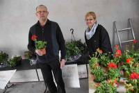 Saint-Jeures : une vente de fleurs à la caserne des pompiers