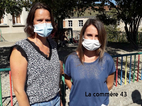 Carole Faugier et Gisèle Sagnol nouvelles directrices de l&#039;école Saint-Joseph de Dunières.||