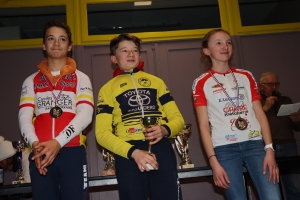 Podium minimes Crédit Vélo club du Velay