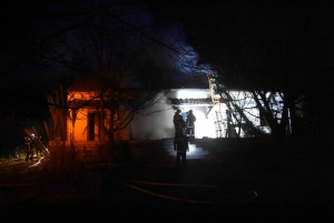 La Chapelle-d&#039;Aurec : un propriétaire réveillé au milieu de sa maison en feu