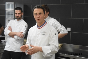 Luc Debove est le chef pâtissier exécutif de l&#039;ENSP à Yssingeaux||