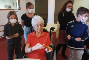 Saint-Didier-en-Velay : des collégiens à la rencontre des personnes âgées