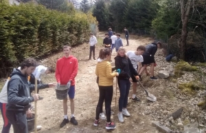 Des lycéens du Château bénévoles sur la 3e manche de Coupe de France de VTT au Bessat