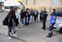 Monistrol-sur-Loire : la gendarmerie en démonstration au lycée Notre-Dame-du-Château (vidéo)
