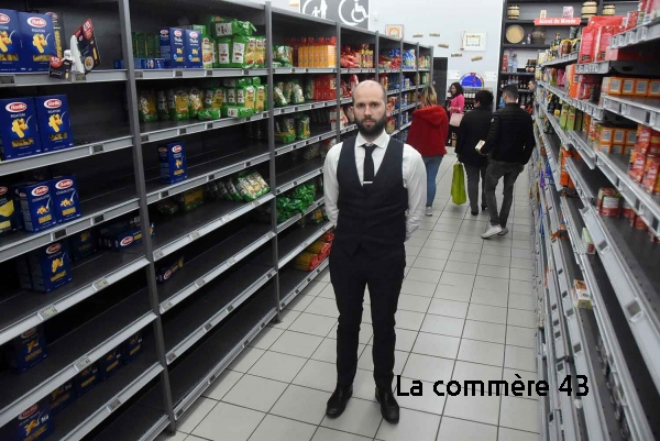 Julien Penot, patron d&#039;Intermarché à Monistrol||