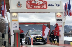 David Berard dans le vif du sujet au Rallye Monte-Carlo