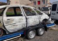 Une voiture volée à Firminy, incendiée à Saint-Ferréol-d&#039;Auroure