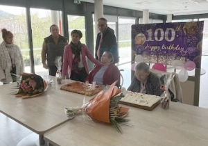 Riotord : l&#039;Ehpad fête les 100 ans de deux résidentes