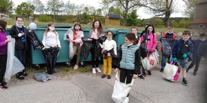 Grazac : 11,5 kg de déchets ramassés par les écoliers