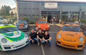 Monistrol-sur-Loire : avant le rallye du week-end, quatre Porsche en exposition