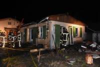 Monistrol-sur-Loire : la moitié d&#039;une maison part en fumée