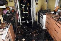 Monistrol-sur-Loire : la moitié d&#039;une maison part en fumée