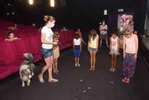 Tence : un atelier canin au poil pour le festival des dessins animés
