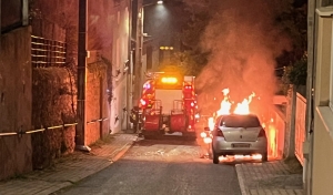 Monistrol-sur-Loire : deux incendies suspects de voitures jeudi soir dans le centre-ville