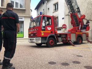 Yssingeaux : la grande échelle déployée pour une formation des pompiers