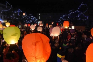 Le lâcher de lanternes a lieu samedi 21 décembre