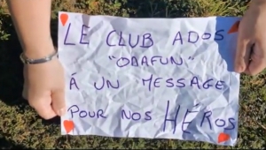 Saint-Pal-de-Mons : les adolescents réalisent une vidéo &quot;pour les héros du quotidien&quot;