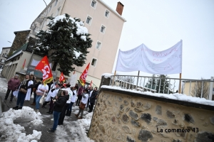 Hôpital Jacques-Barrot d&#039;Yssingeaux : la grève des soignants continue