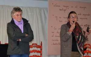 Deux vice-présidentes à la culture, Brigitte Renaud pour le Département, Denise Vallat pour le Haut-Lignon