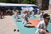 Des tatamis et des judokas sur la place de la Victoire
