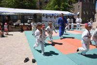 Des tatamis et des judokas sur la place de la Victoire