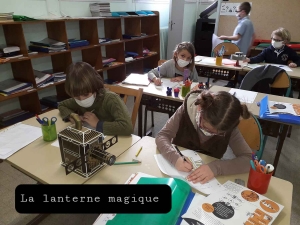 Des jouets optiques en transit à l’école publique de Montfaucon-en-Velay