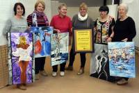 Aurec-sur-Loire : six peintres amateurs exposent ce week-end à la Maison des associations