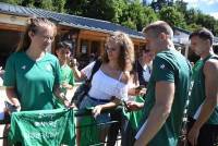 Les Verts de l&#039;ASSE prennent un bain de foule au Chambon-sur-Lignon