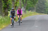 Les cyclotouristes sont éparpillés sur les routes du Haut-Lignon.