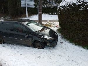 Saint-Agrève : deux collisions pendant le week-end à cause de la neige