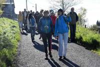 Ils ont marché dans les pas des pèlerins de Queyrières à Saint-Julien-Chapteuil