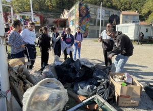 Aurec-sur-Loire : 2,5 tonnes de déchets récoltés par 150 apprentis dans la nature