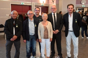 Saint-Just-Malmont : cinq agents municipaux en or et/ou à la retraite