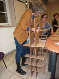 Monistrol-sur-Loire : des meubles en carton à la crèche Les Marmousets
