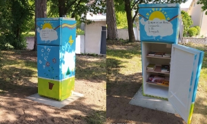 Insolite : une boîte à livres à Beauzac pour garder les bouquins au frais
