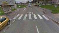 L&#039;accident s&#039;est déroulé sur ce passage piétons. Photo Google Street View
