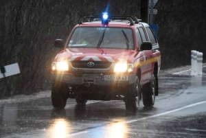 Inondations : 30 interventions des pompiers, la Haute-Loire en vigilance orange