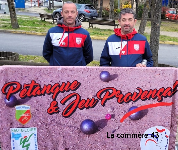 Pascal Fraysse et Philippe Vérilhac à Vals-près-le-Puy Crédit DR||