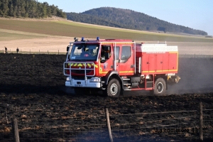 Landos : un incendie détruit 2 hectares