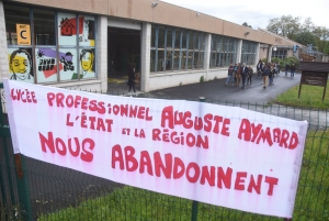 Lycée Auguste-Aymard d&#039;Espaly : &quot;Je m&#039;oppose à cette fermeture&quot; annonce Laurent Wauquiez