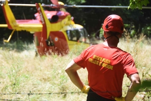 Yssingeaux : un jeune homme héliporté après une chute de motocross