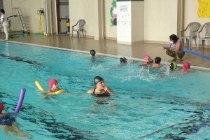 Fin du cycle natation pour les écoliers de Grazac