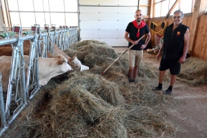 La famille Gibaud à Saint-Front s&#039;est mis à élever des vaches aubrac labellisées Fin Gras du Mézenc en 2016