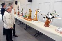 Yssingeaux : des sculptures sur le thème des jeux de société au concours des Croquembouches
