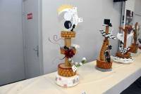 Yssingeaux : des sculptures sur le thème des jeux de société au concours des Croquembouches