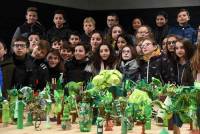 Monistrol-sur-Loire : une forêt éphémère et recyclée au collège du Monteil